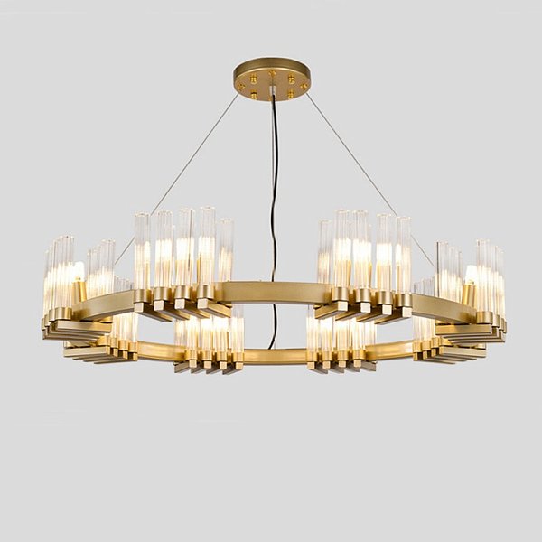 Подвесная люстра FOUNTAIN D100 Gold by ImperiumLoft