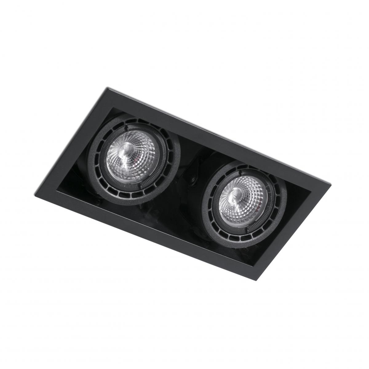 Встраиваемый светильник Colin-2 Nano черный с рамкой LED 14 - 24W 2700K 20 Faro