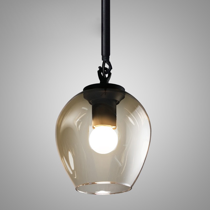 Подвесной светильник ADEL-ONE L2 Cognac Black by ImperiumLoft