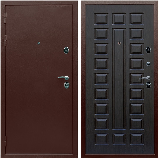 Дверь входная Graf Люкс ТП-70 Антик медь / МДФ 16 мм ФЛ-183 Венге