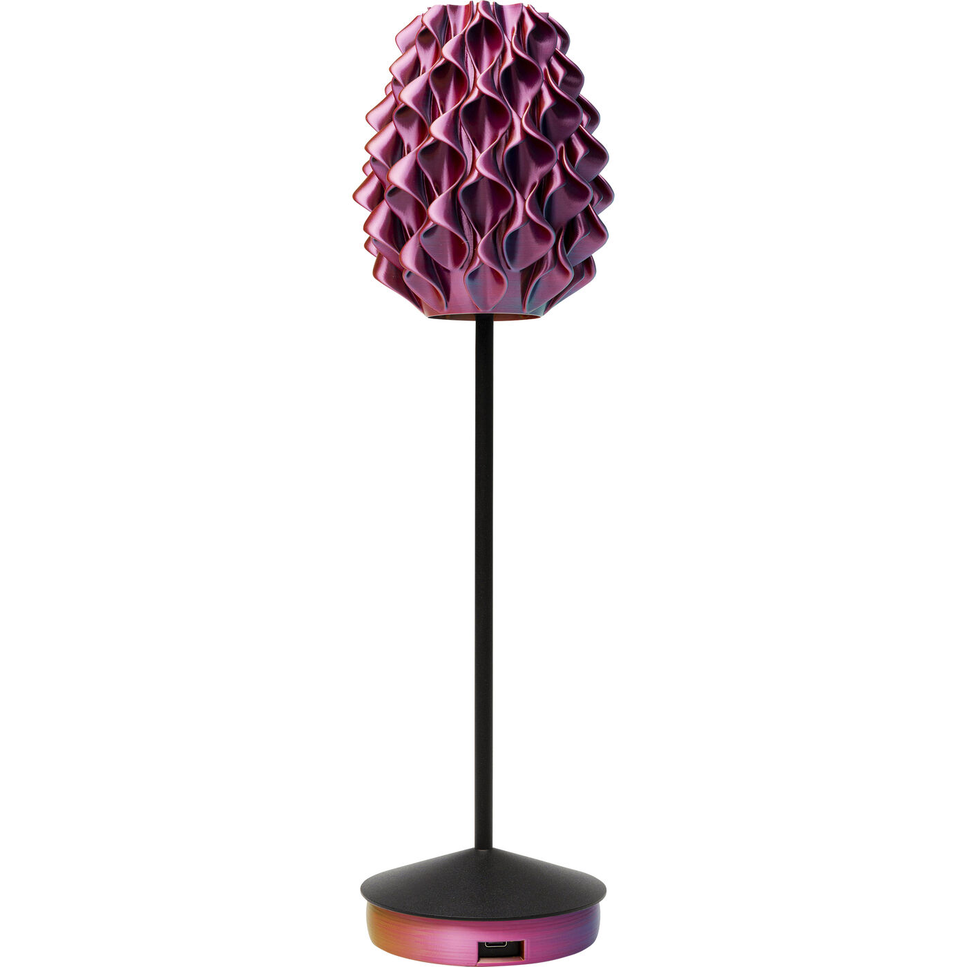 Светильник настольный Swirl Black Sunset KARE 57647