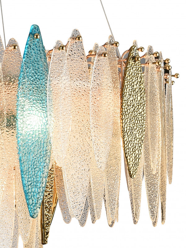 Подвесная люстра Natali Kovaltseva TRIADA 91002/15C GOLD