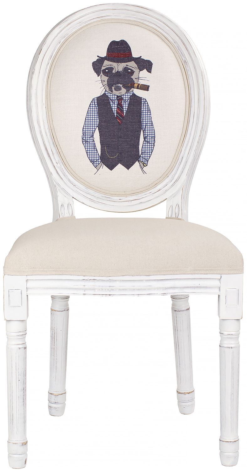 Стул Собака с сигарой Glasar 51-049
