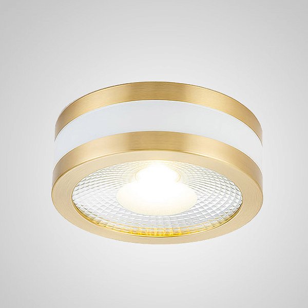 Точечный светильник MEUD D10 White Brass 5W by ImperiumLoft