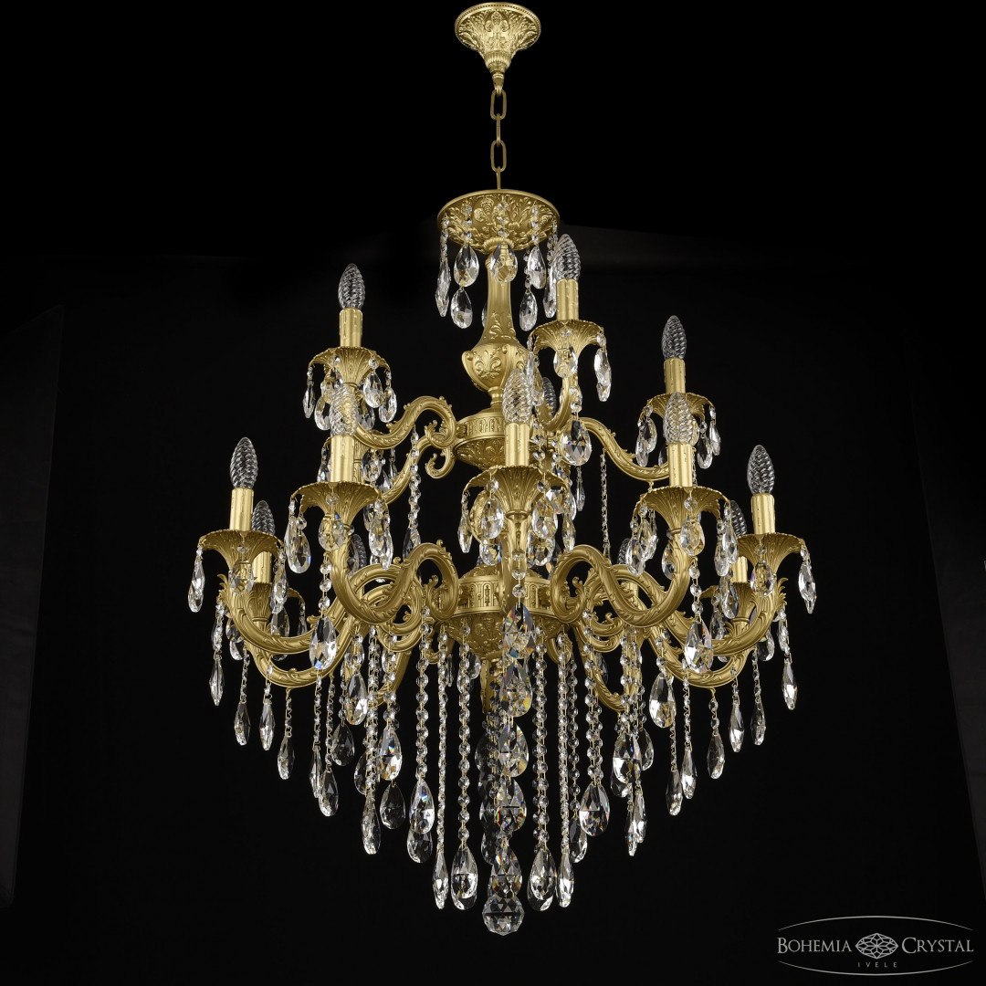 Люстра хрустальная AL79101/10+5/250/2D B AG Bohemia Ivele Crystal