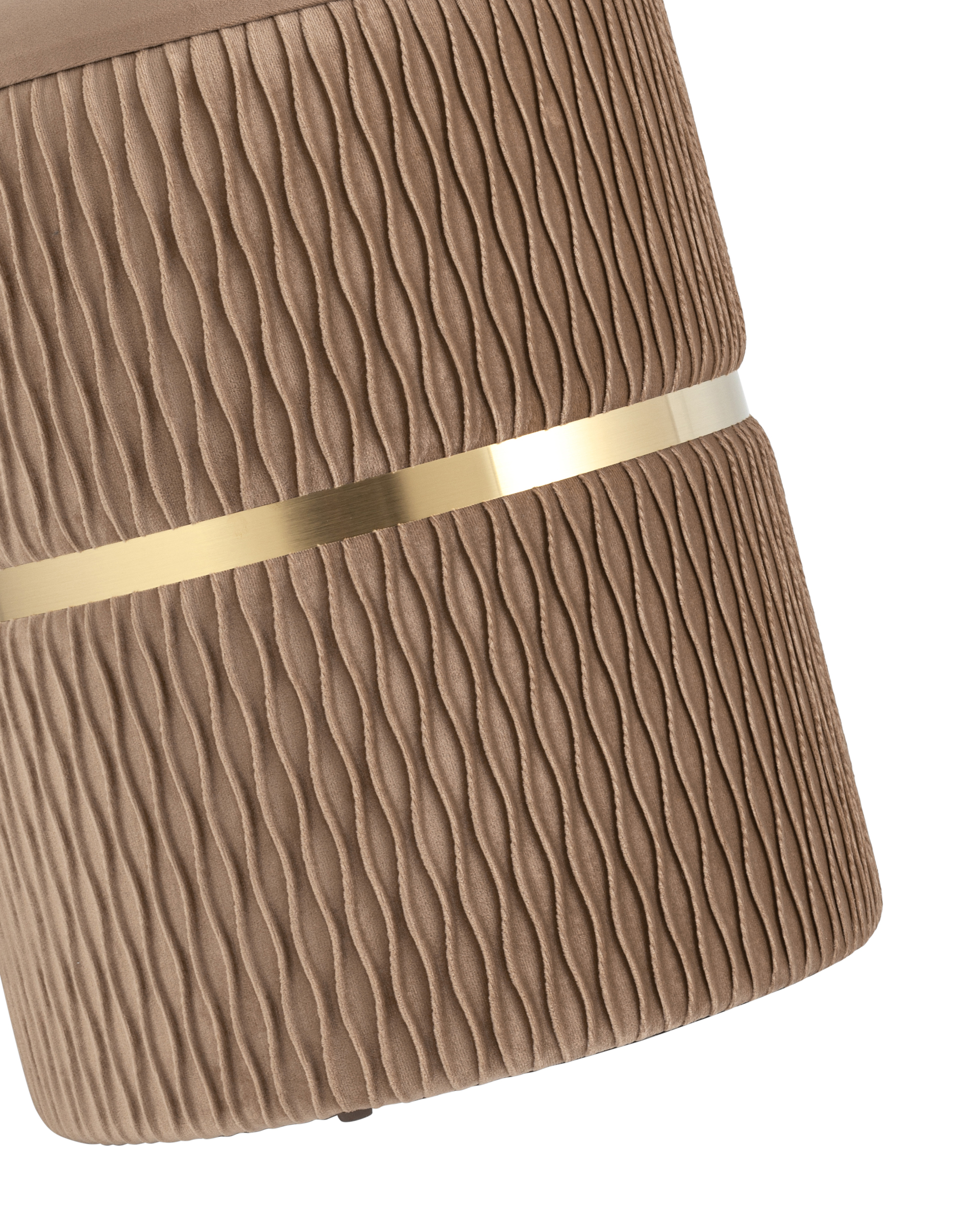 Пуф Джесси с ящиком велюр бежевый Stool Group