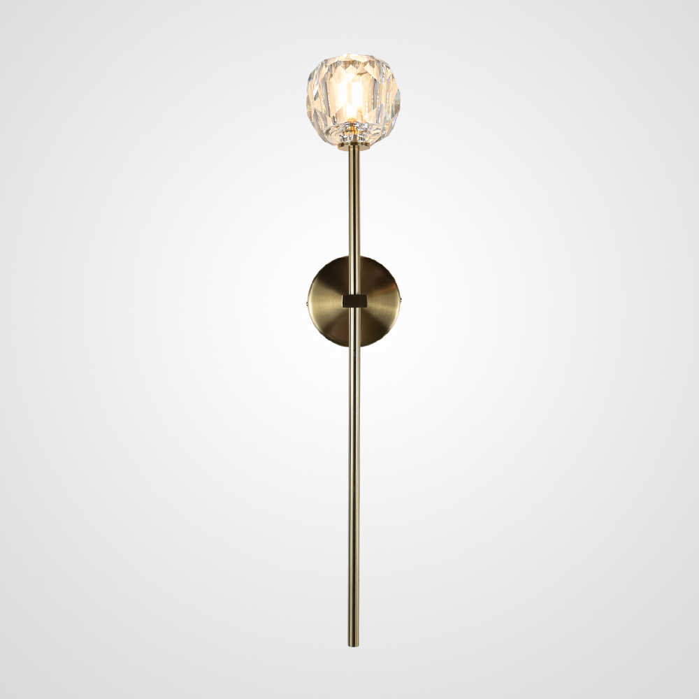 Бра Rh Boule De Cristal Long Sconce Brass By Imperiumloft