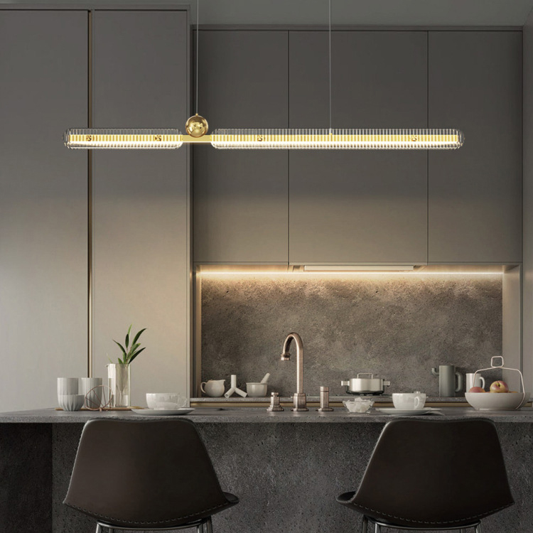Реечный, рядный светильник CHIFFA B L100 Black by ImperiumLoft