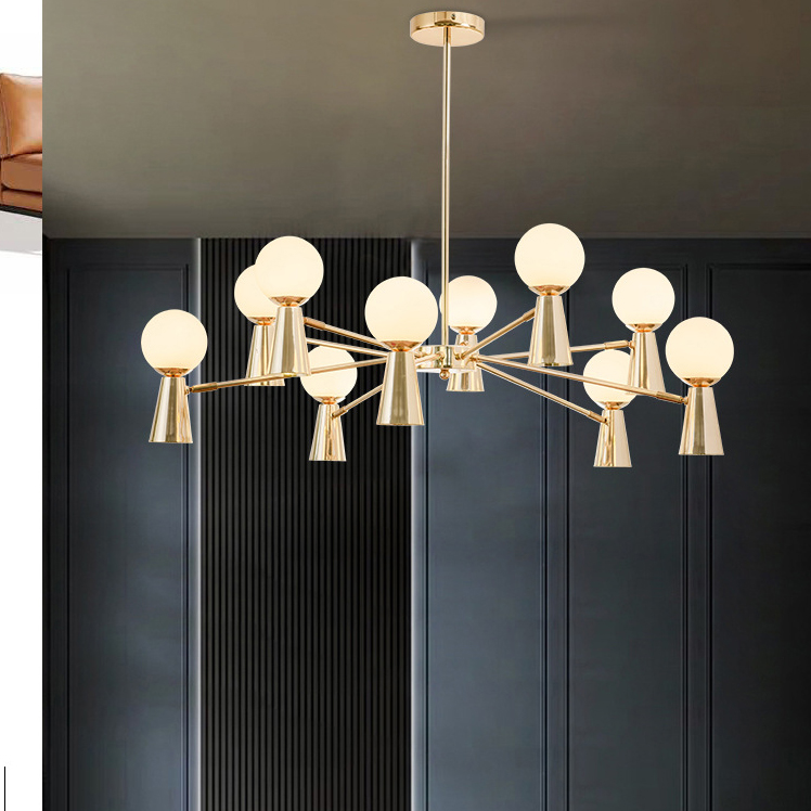 Потолочная люстра ABELINA L16 Black Grey by ImperiumLoft