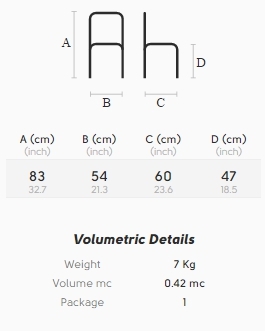 Стул Midj Dalia S M TS_T Dalia S M TS_T