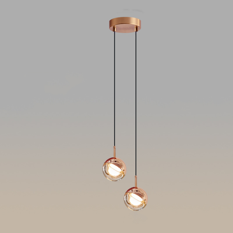 Подвесной светильник LUCIUS DUO Rose Gold by ImperiumLoft