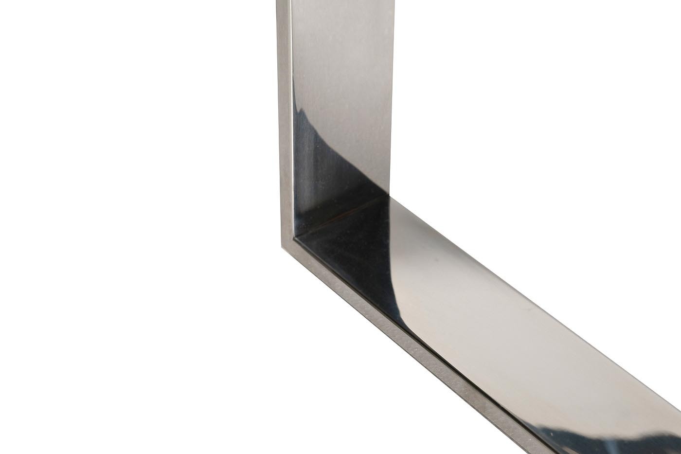 Консоль с обивкой из кремовой экокожи Garda Decor 58DB-CST19323B