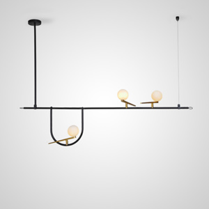 Подвесной светильник BIRD-LINE Черный by ImperiumLoft