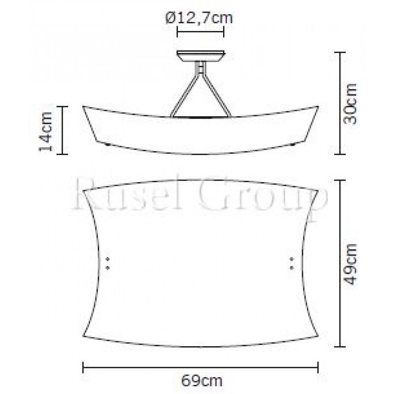 Потолочный светильник Fabbian Teorema D09 E11 01
