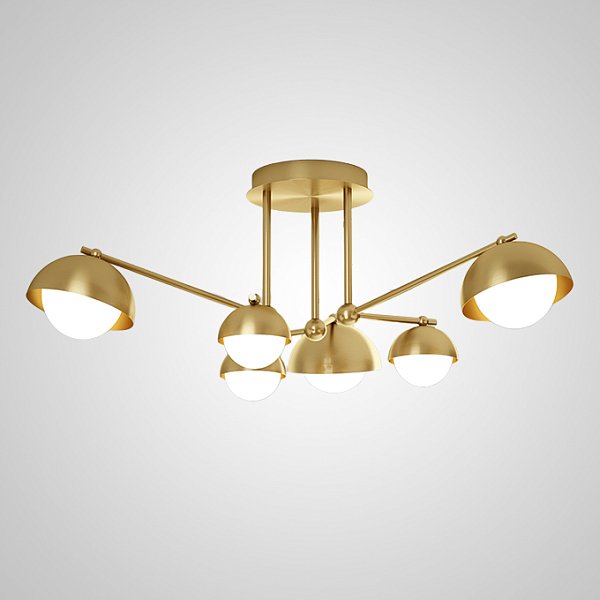 Потолочная люстра FABIANA L6 Brass by ImperiumLoft