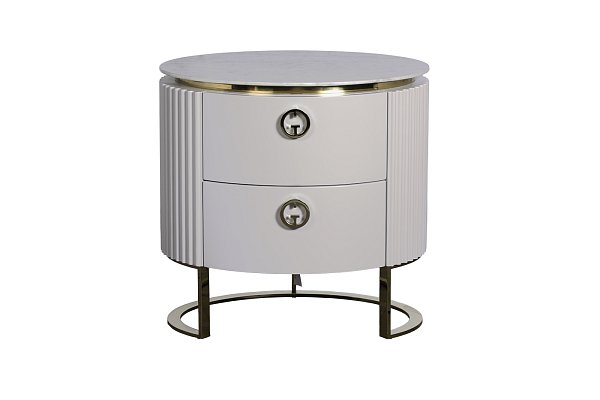 Тумбочка с мраморной столешницей Garda Decor 77IP-GD010-TUMB