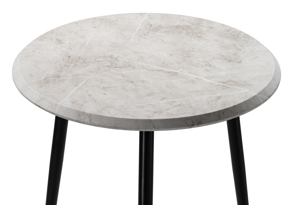 Журнальный стол Woodville Абелия мрамор белый / черный матовый 497046