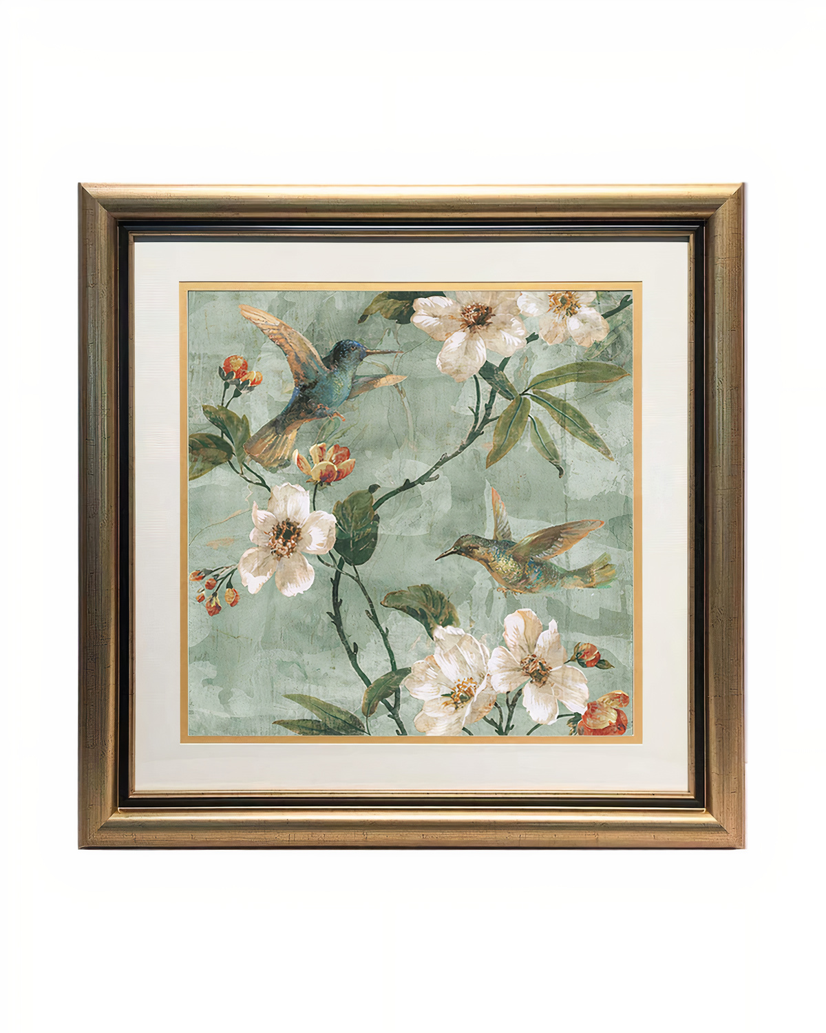 Квадратный постер Birds of a Feather Louvre Home DZ24042203