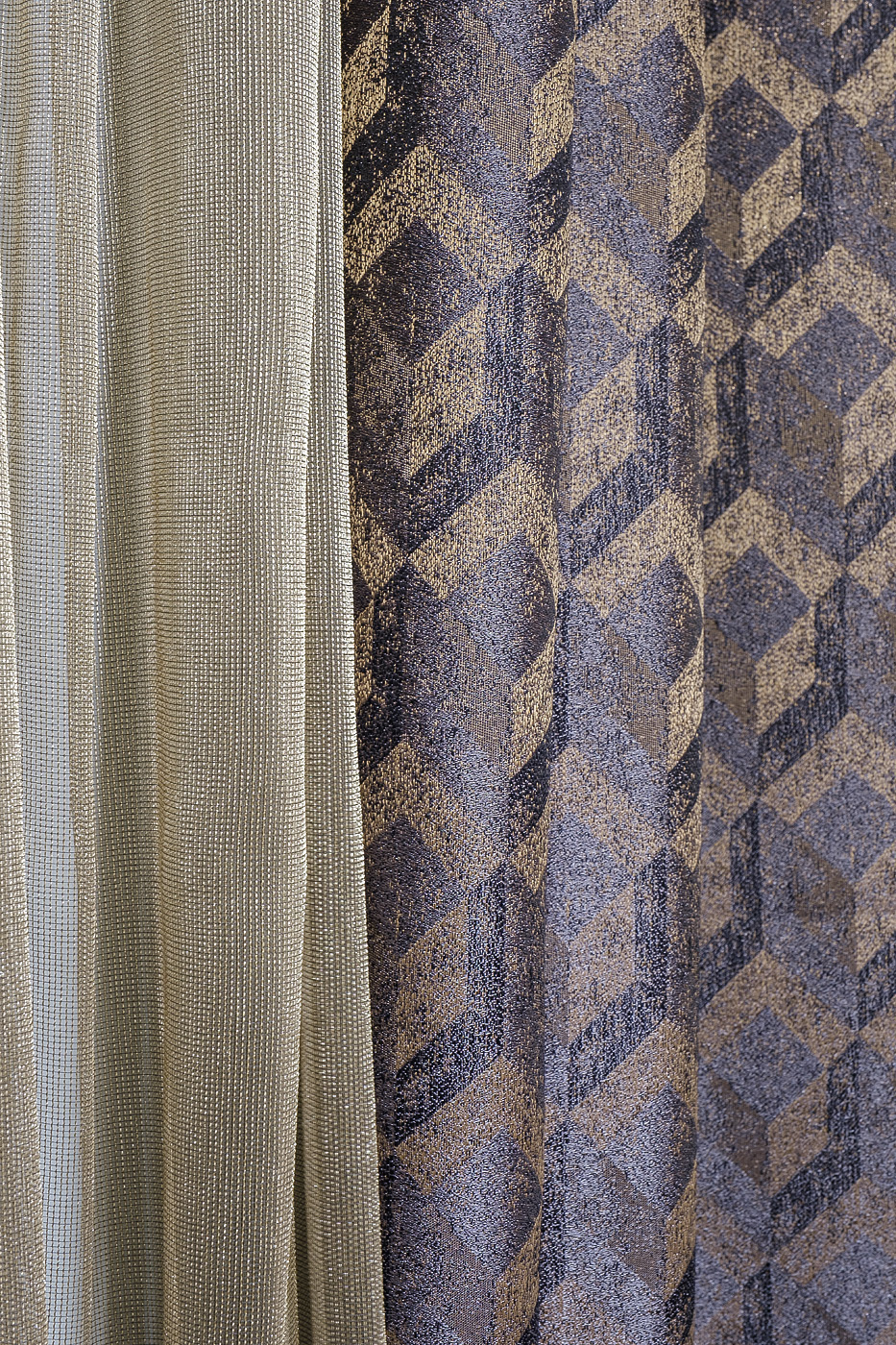 Тюль ROMA 275х320см золотой Garda Decor 121GD-BON105-TUL ZOL