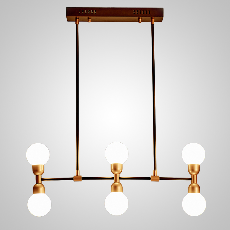 Подвесной реечный светильник DUM LONG White by ImperiumLoft