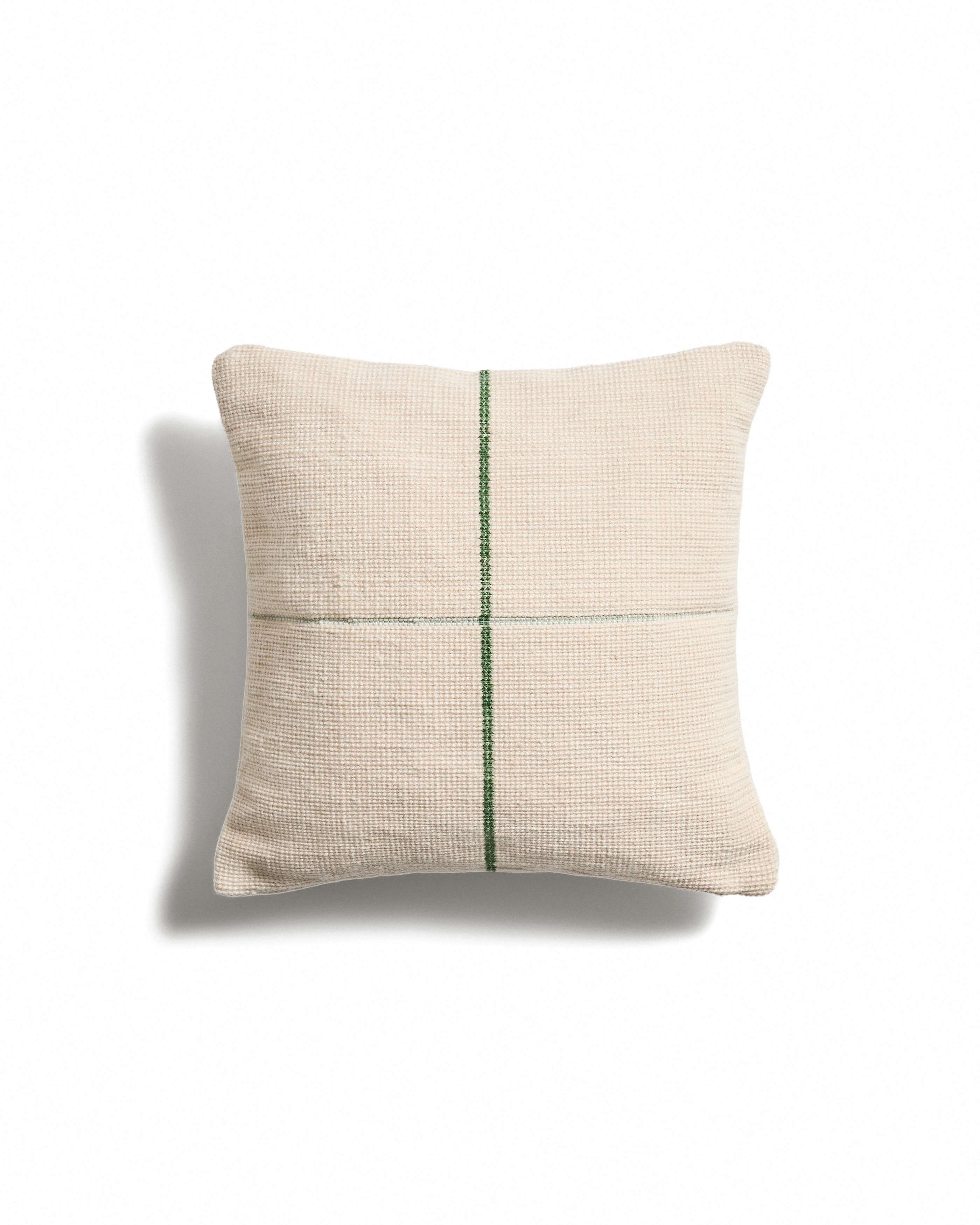 Чехол для подушки Atima с полосками зеленого цвета, жаккардовый, 100% ПЭТ, 45 x 45 см La Forma 481365