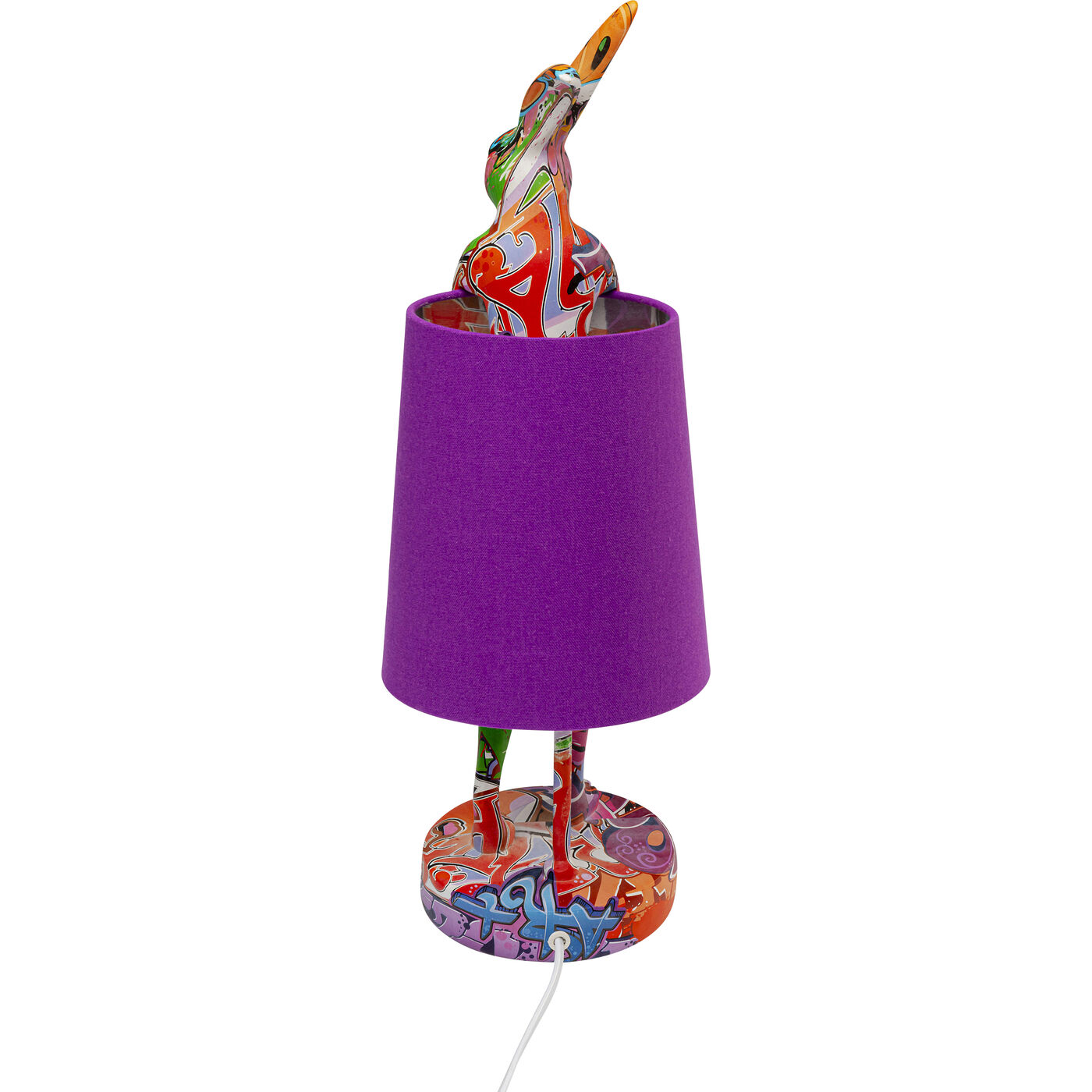Светильник настольный Animal Rabbit Graffiti/Purple 50cm KARE 56662