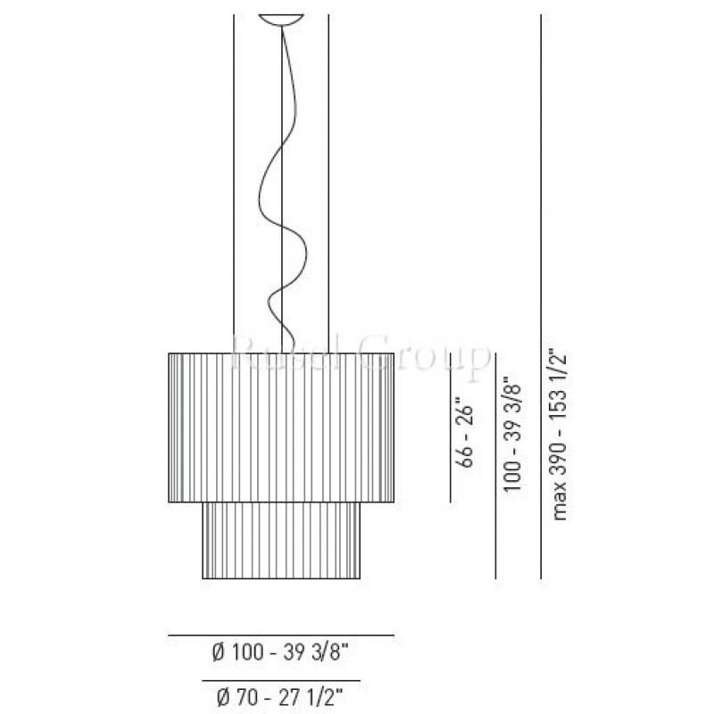 Подвесной светильник Axo Light SKIRT SP 100 2