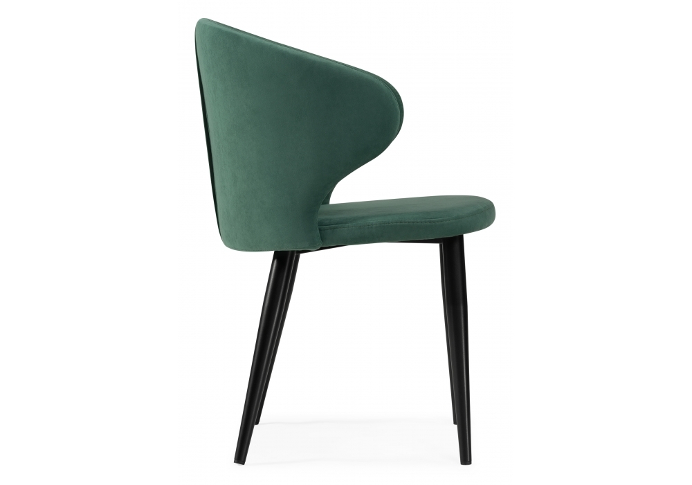 Стул Woodville Алсисар катания изумруд / черный 469974