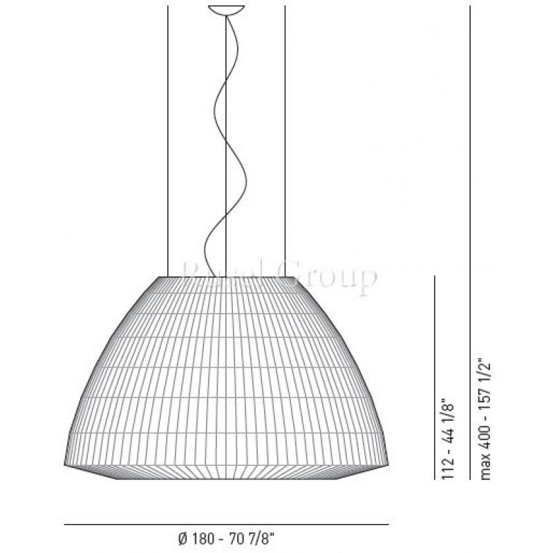 Подвесной светильник Axo Light BELL SP 180