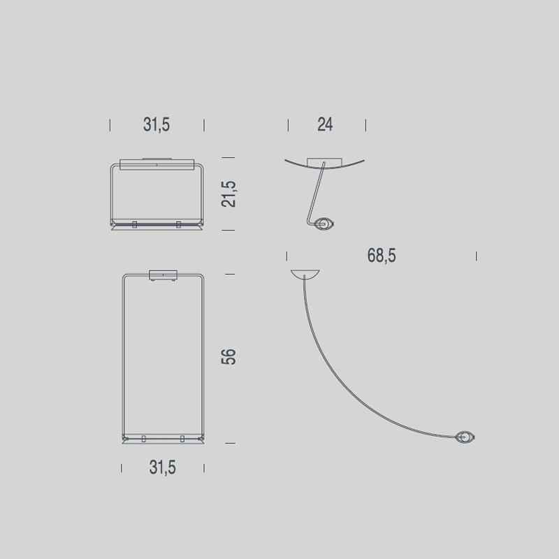Потолочный светильник Nemo Bridge