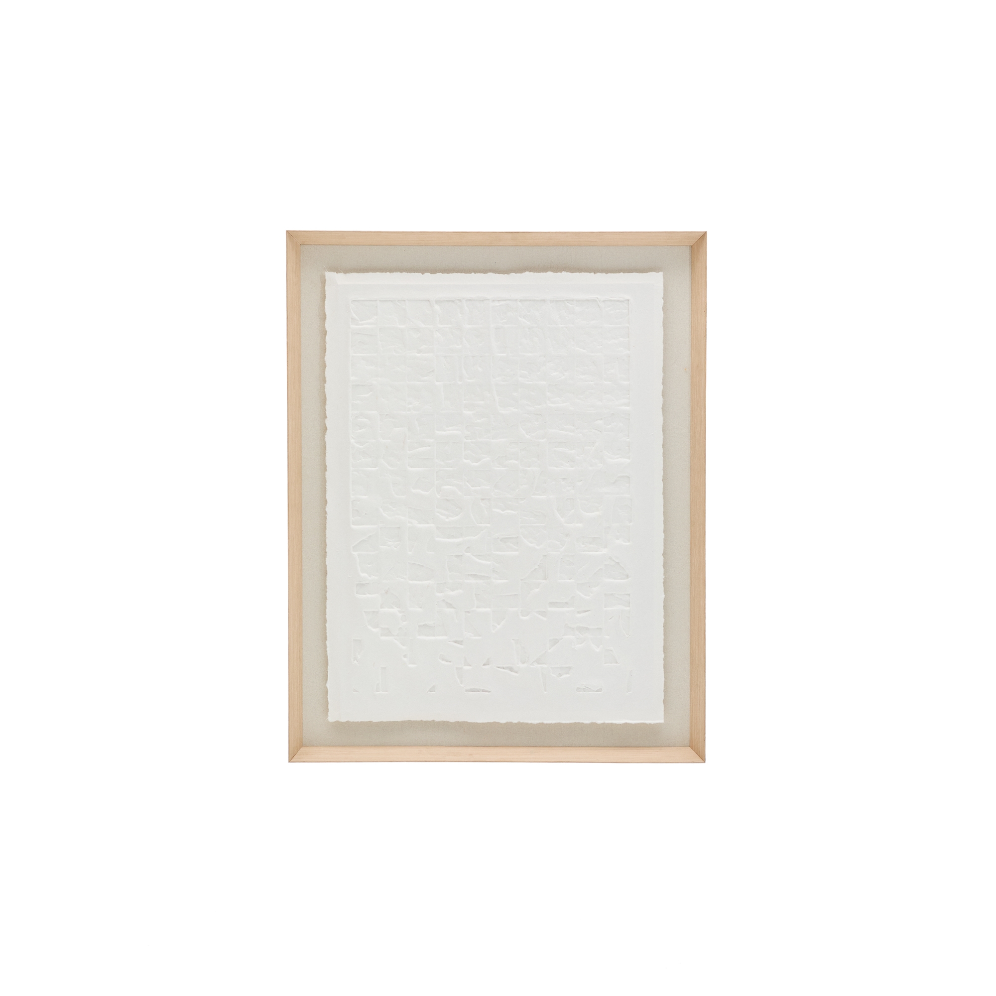 Tuk Картина из папье-маше белая 90 x 70 см La Forma (ex Julia Grup)