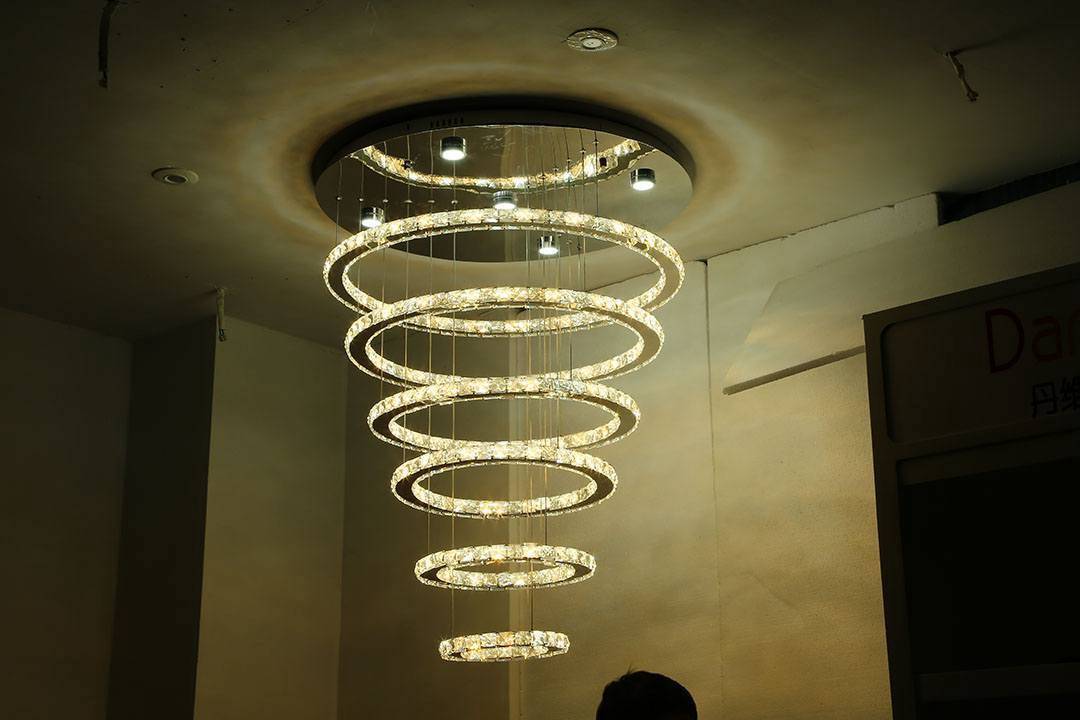 Люстра светодиодная хрустальная SWG DW-8701