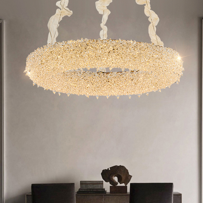 Подвесная люстра PERSY CH А D100+55 by ImperiumLoft