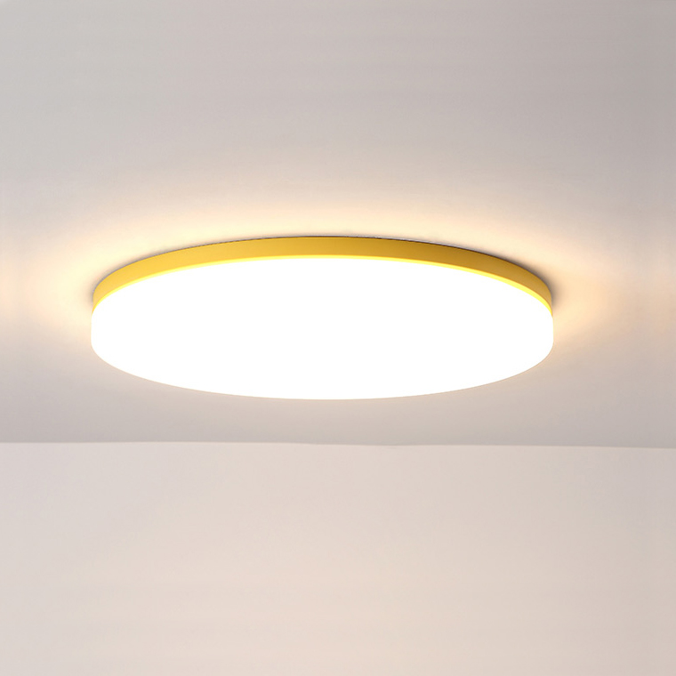 Потолочный светильник DISC HALF D26 Yellow by ImperiumLoft