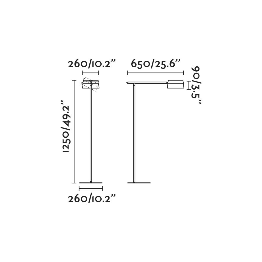 Торшер Loop ясень LED 6W 2700K Faro