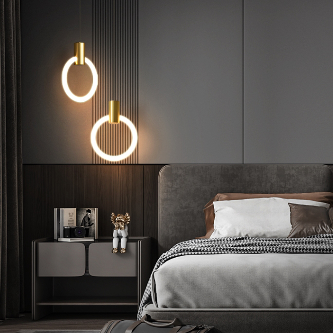 Подвесной светильник DAMON DUO Brass by ImperiumLoft