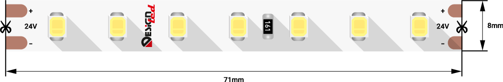Лента светодиодная DesignLed DSG298-24-WW-33 Лента светодиодная DesignLed DSG298-24-WW-33
