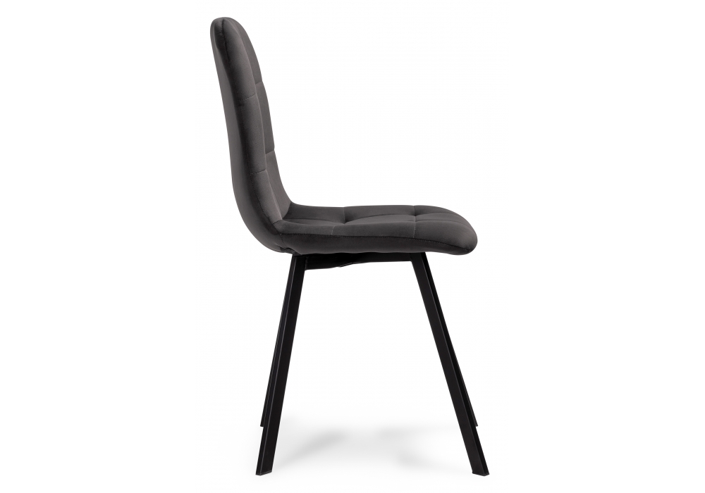 Стул Woodville Bruk dark gray / black 15236