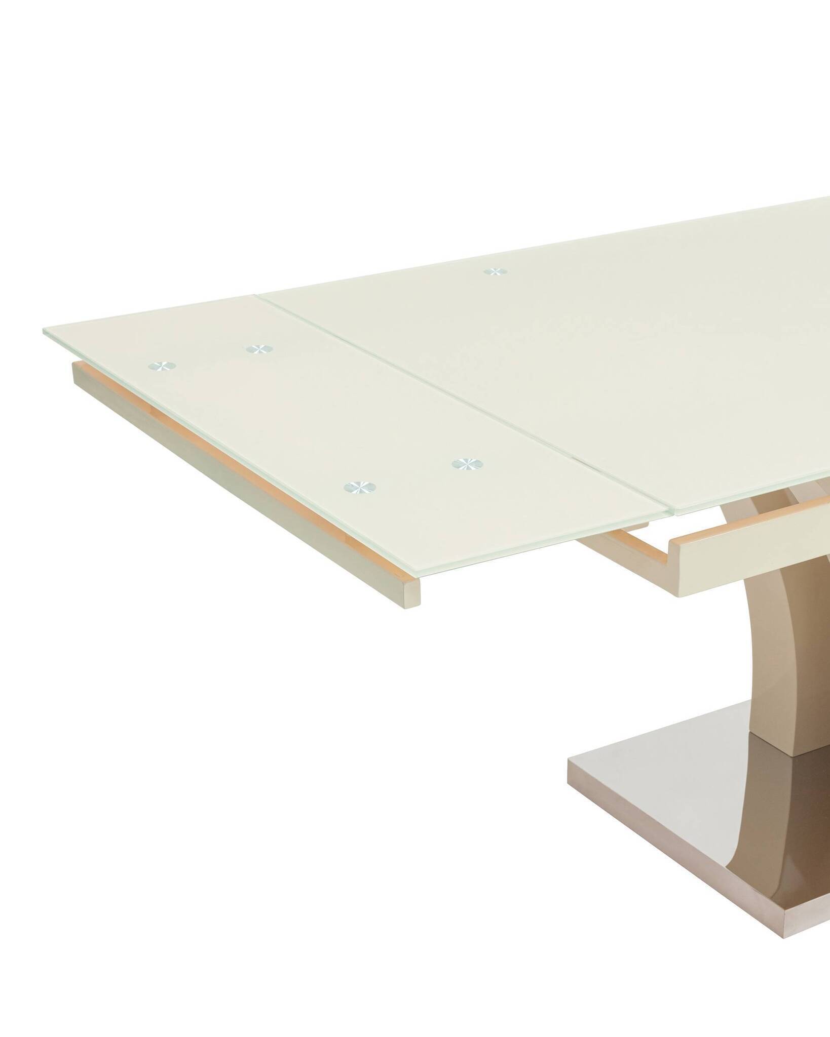 Стол обеденный Верона раскладной 160-220*90 глянцевый бежевый Stool Group