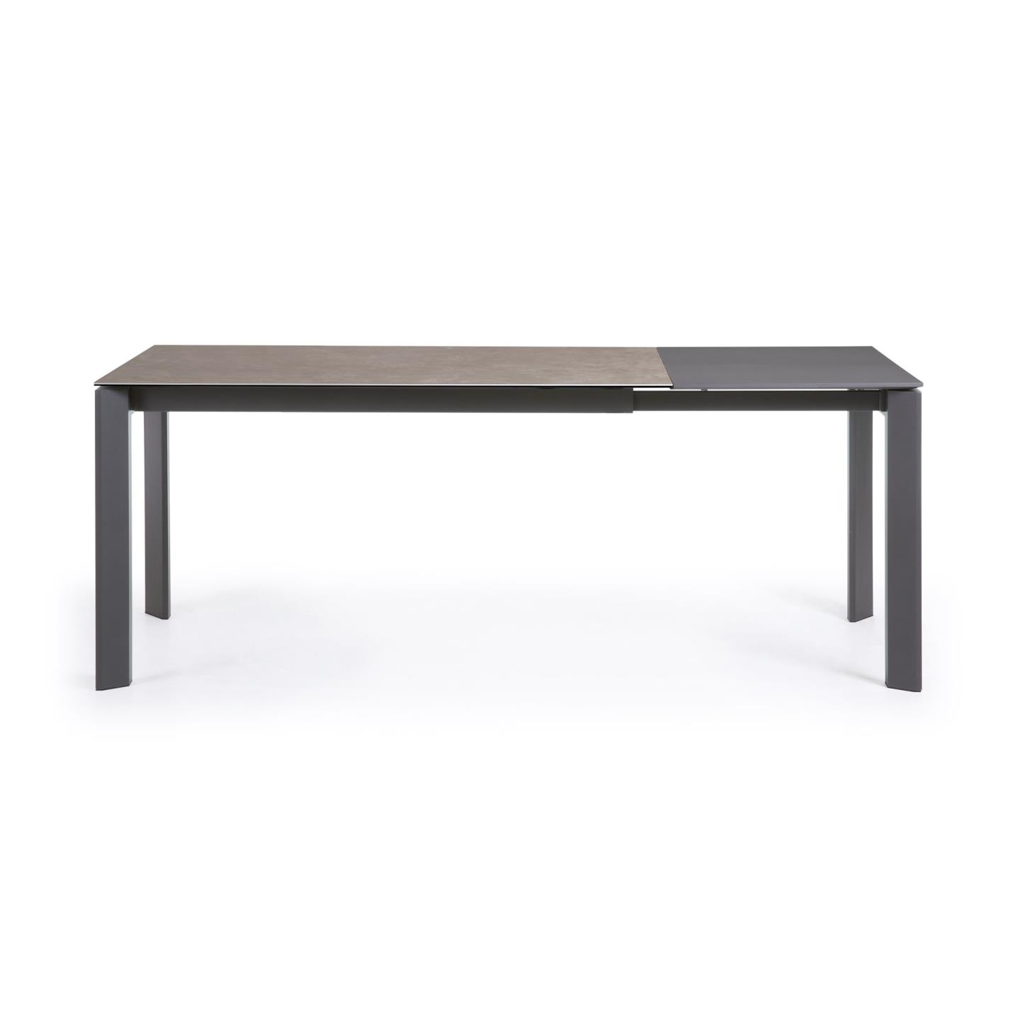 Стол Atta 140 (200) x90 графит керамика La Forma (ex Julia Grup)