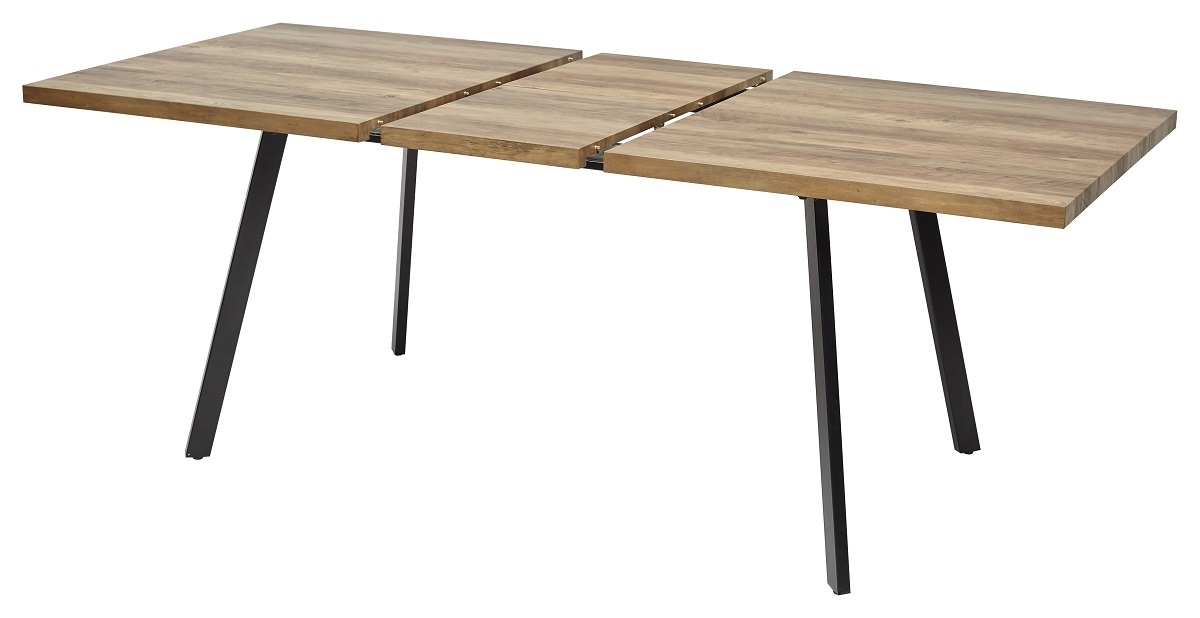 Стол PROMETEY раcкладной 120/160 x 80 см, дуб Bradex Home FR 0347