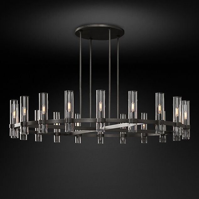 Люстра Restoration Hardware Ravelle Round 60" Bronze