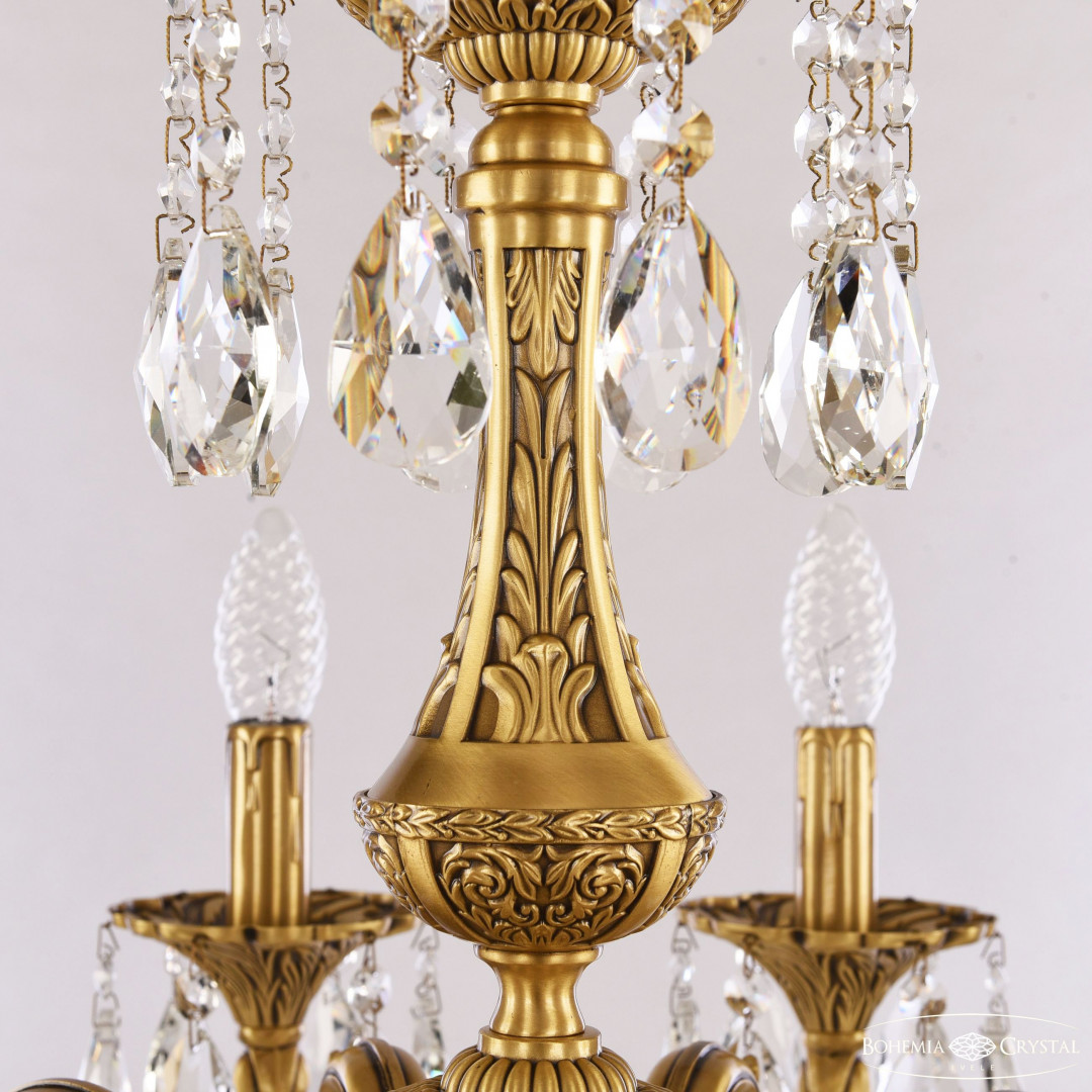 Люстра бронзовая с хрусталём 72101/10/210 A FP