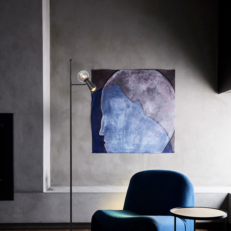 Торшер ABELINA FL Brass Grey by ImperiumLoft