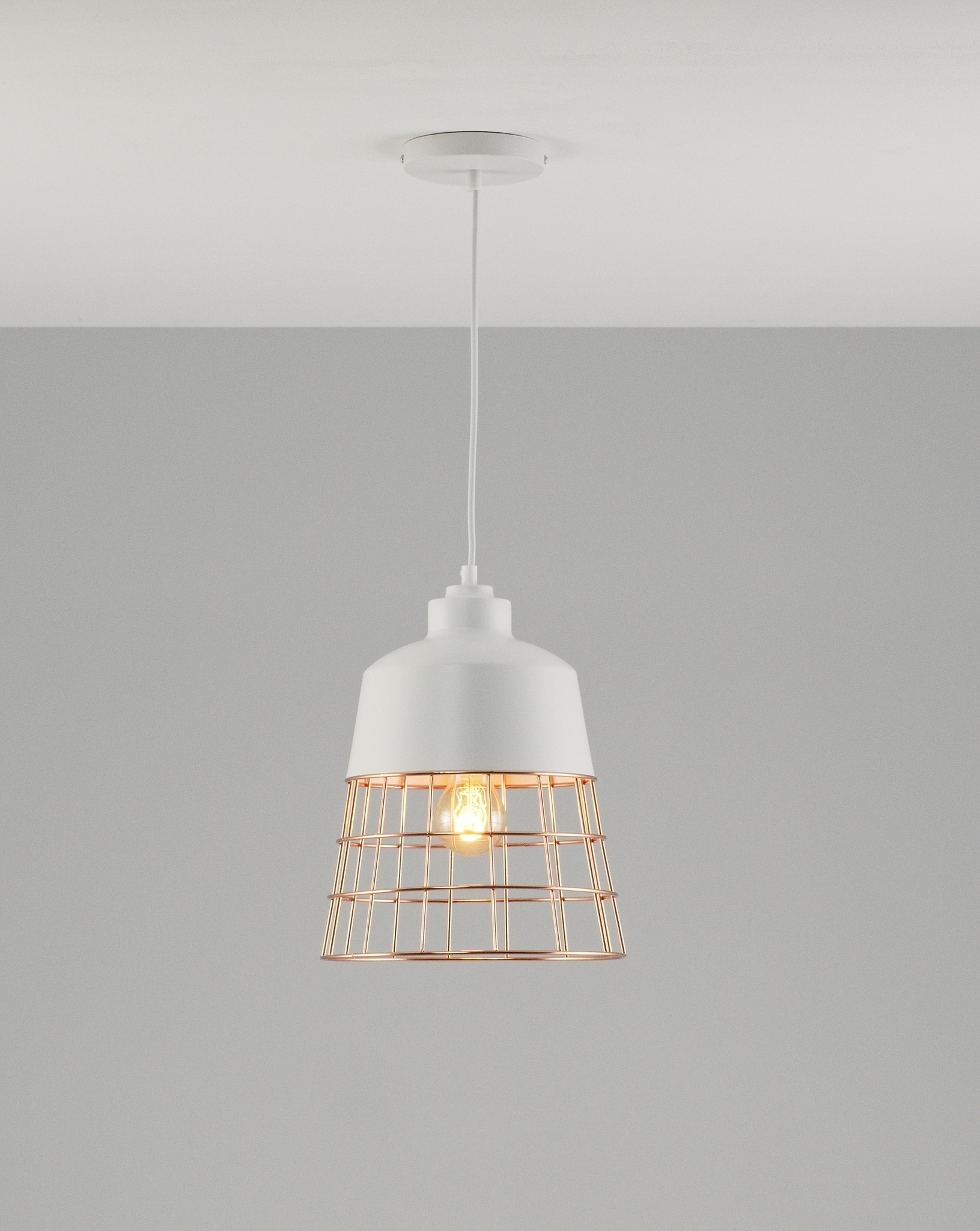 Подвесной светильник Moderli GD-C213-A белый Lora 1*E27*60W