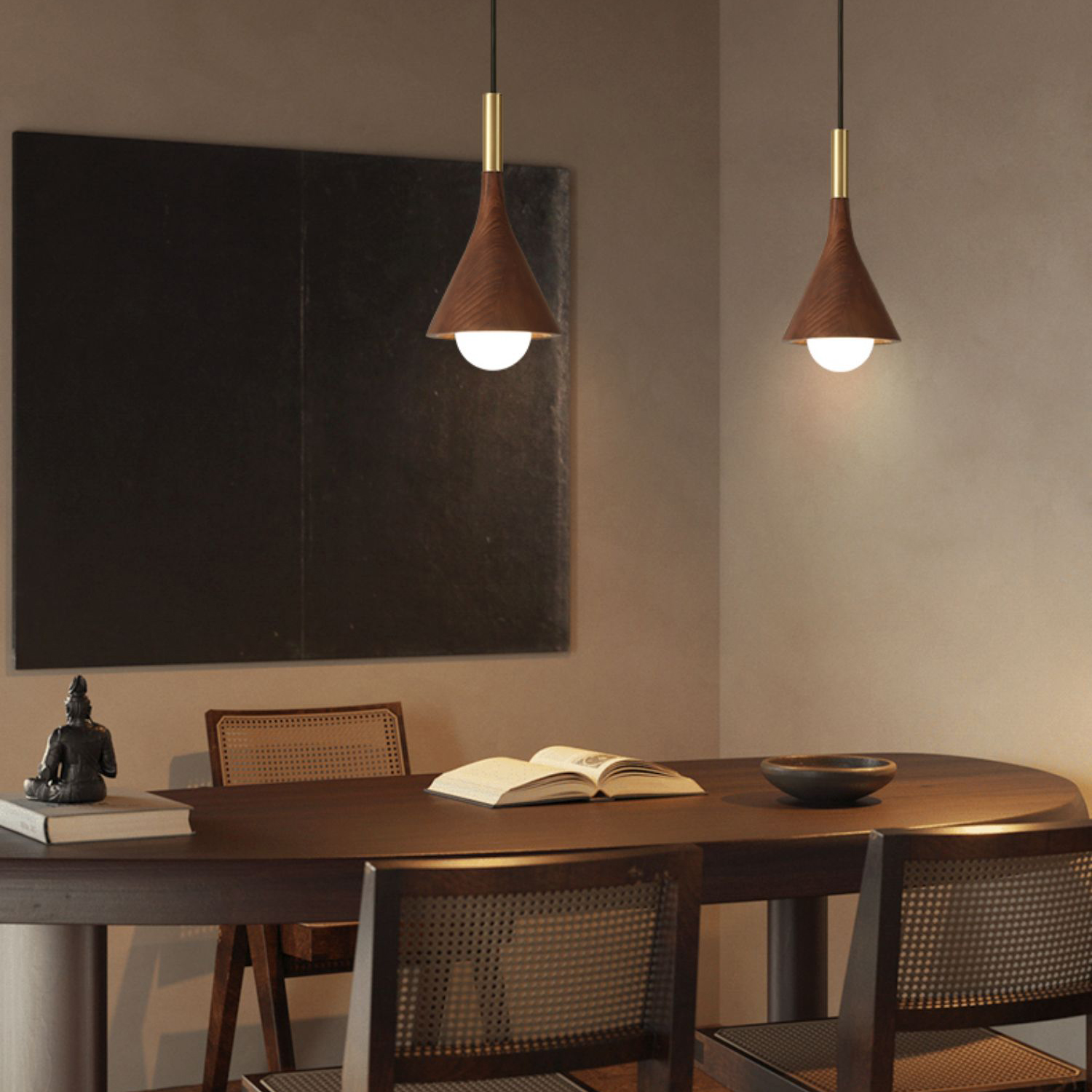 Подвесной светильник TAPIO Walnut by ImperiumLoft