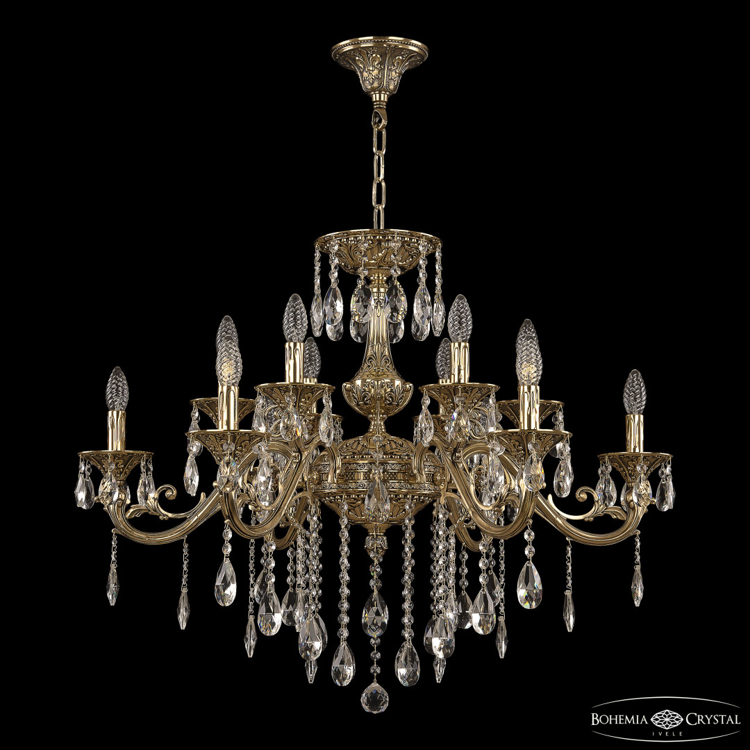Люстра бронзовая 70123/12/320 B GB U2 Bohemia Ivele Crystal