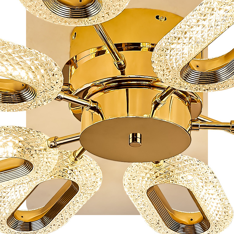 Потолочная люстра KEZIA CH B L8 by ImperiumLoft