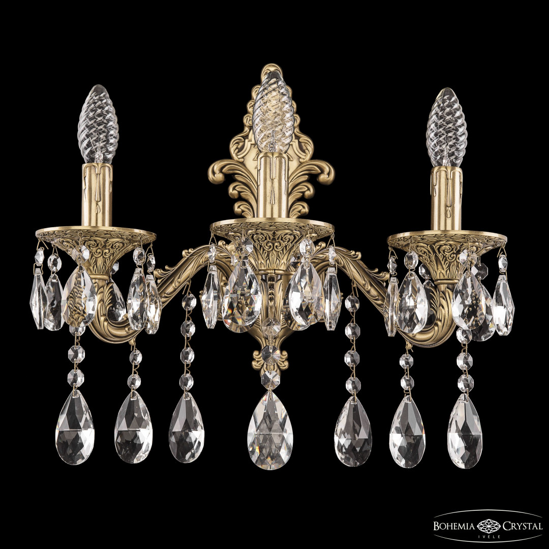 Бра бронзовые с хрусталём 7102B14/3/175 A FP