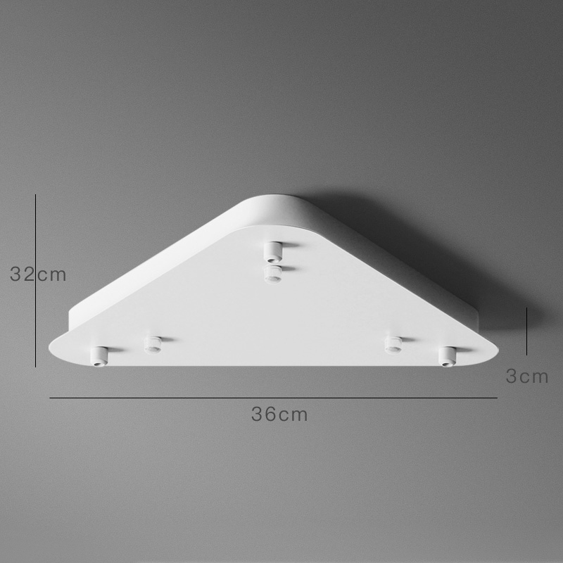 Основание на потолок Beat black trio round pendant system by ImperiumLoft